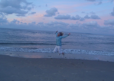 Litty op het strand van Vlieland