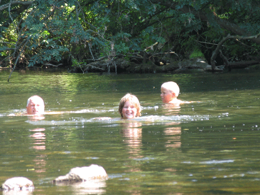 zwemmen in de Rur